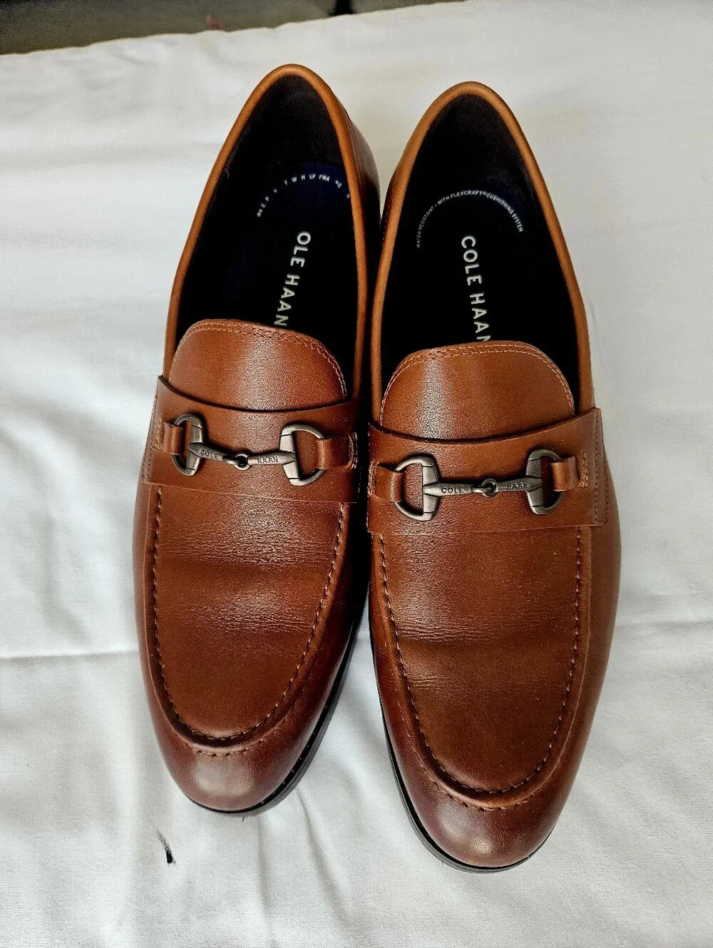 Cole Haan Men’s Brown Leather Bit Loafers